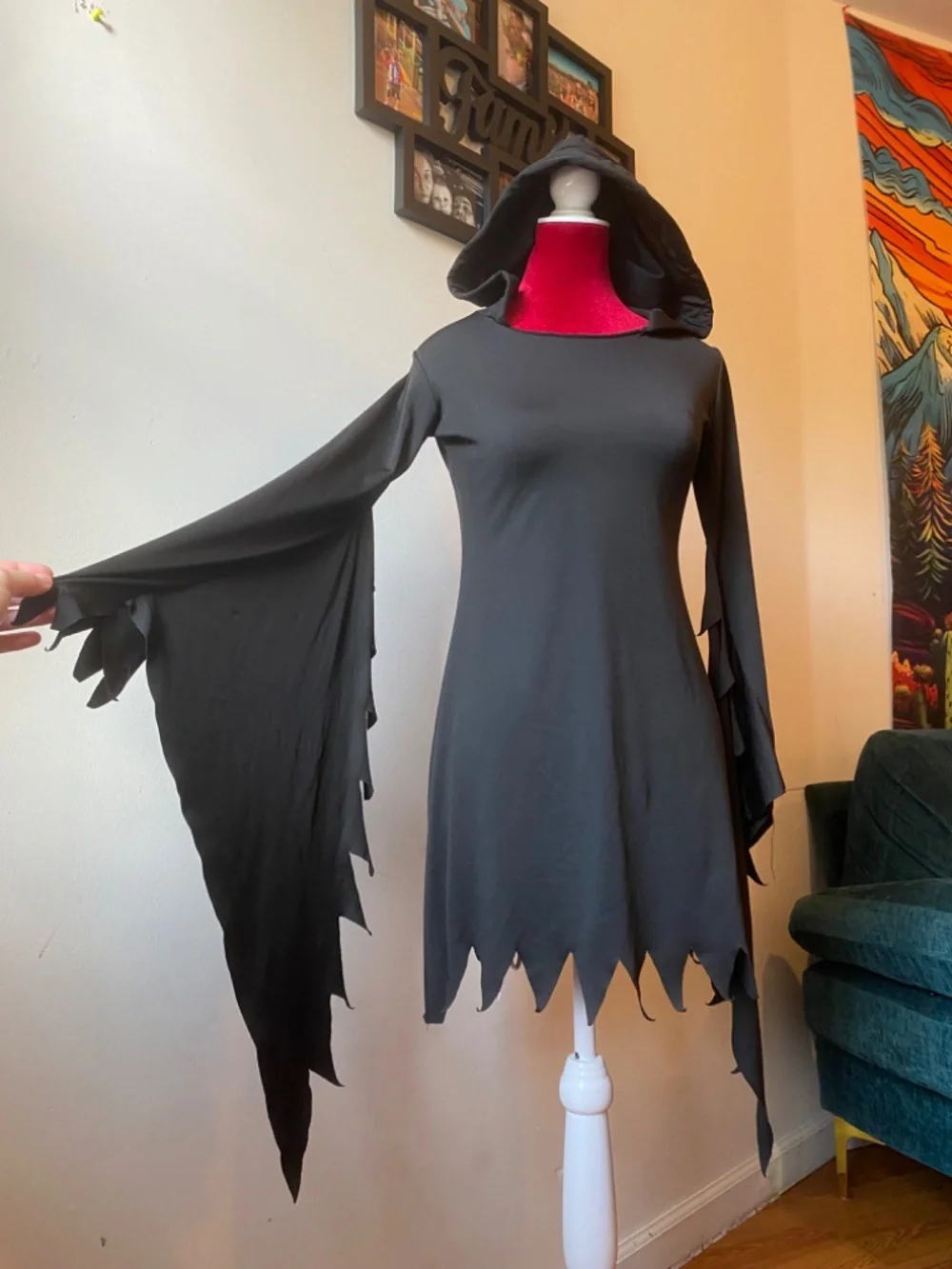Glamour Ghost Face Dress Costume